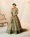 Lehenga - Long Koti Pista Green 11 2